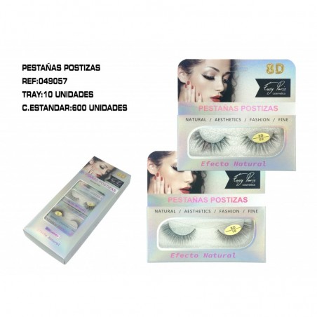 PESTAÑAS POSTIZAS EFECT 8D 10/U