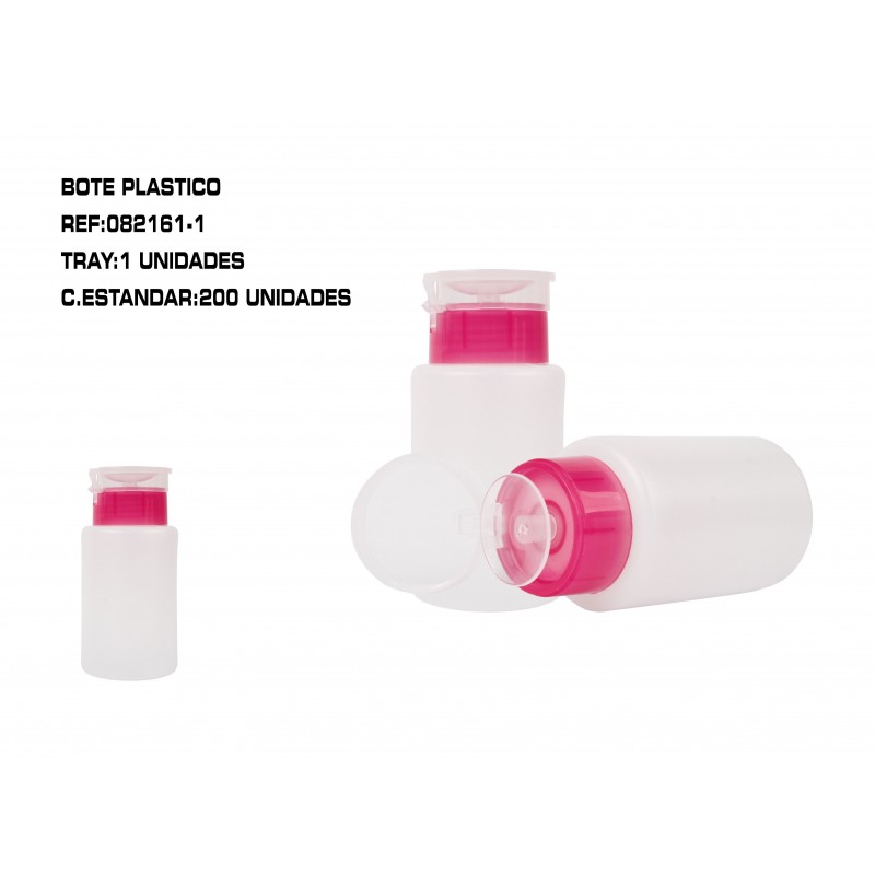 BOTE DE PLASTICO A PRESION