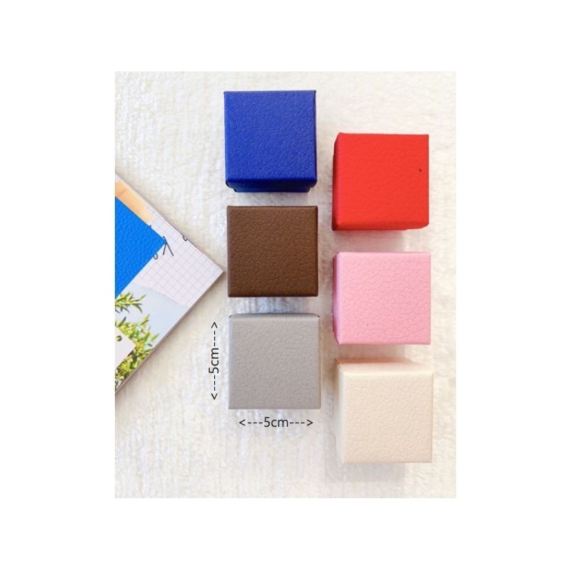 CAJITAS 5*5CM R/NEG 24/U NS