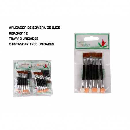 APLICADOR DE SOMBRA C/PINCEL 12/U