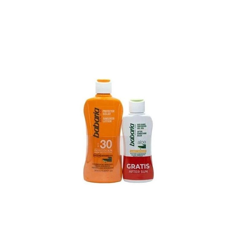 CREMA PROTEC. SOLAR F30 200ML+ BALSAMO BABARIA