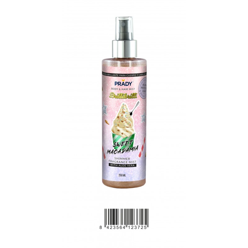 BODY SPLASH SWEET MACADAMIA 250ML
