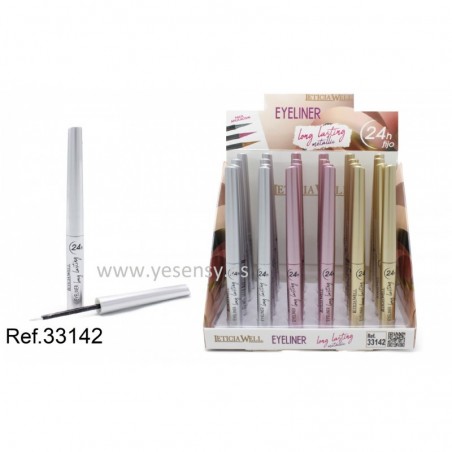 EYELINER LONG LAS.METALLIC 24H 24/U 33142