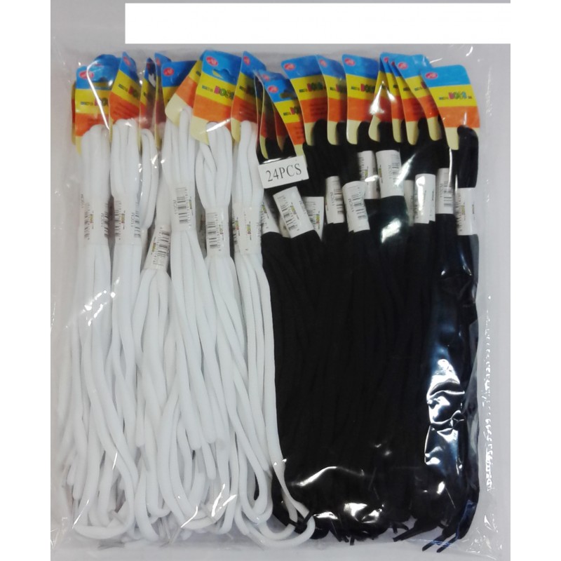 CORDON DE ZAPATO B/N 110cm 24/U 30186-1B