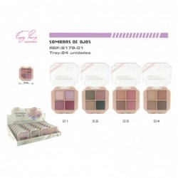 S.DE OJOS 4 COLORES 24/U