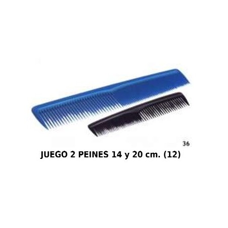 JGO.2 PEINES 14 Y 20CM 12/U 36 HERVAS