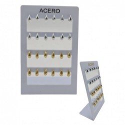 PENDIENTES 1.2CM AGUJA...