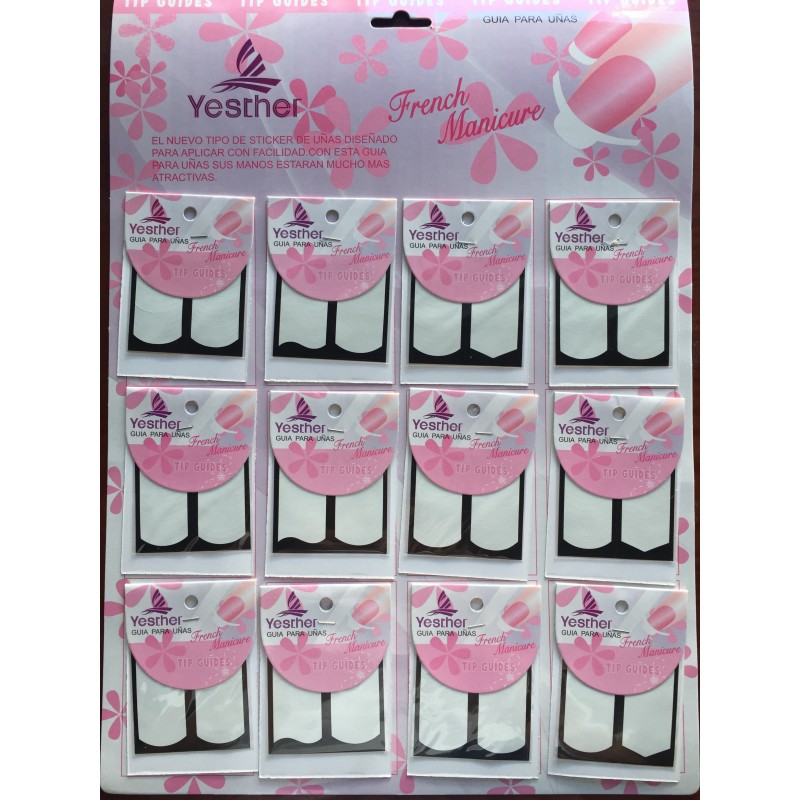GUIA MANICURA FRANCESA 12/U