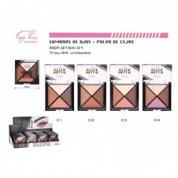 S.DE OJOS+POLVO DE CEJAS 24/U