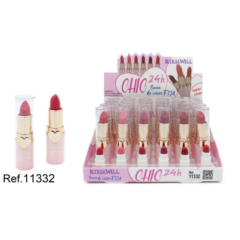 B.LABIOS FIJA CHIC CORAZON 24H 24/U 11332 LW