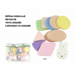 JGO.ESPONJAS DE MAQUILLAR 6/U.