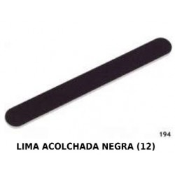 LIMA ACOLCHADA NEGRA 12/U...