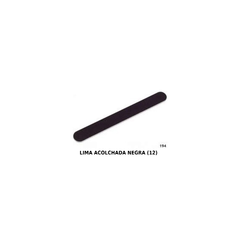 LIMA ACOLCHADA NEGRA 12/U HERVAS 194