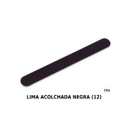 LIMA ACOLCHADA NEGRA 12/U HERVAS 194