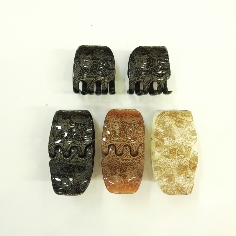 PINZA DE PELO 4.5cm 24/U 138406 N.B