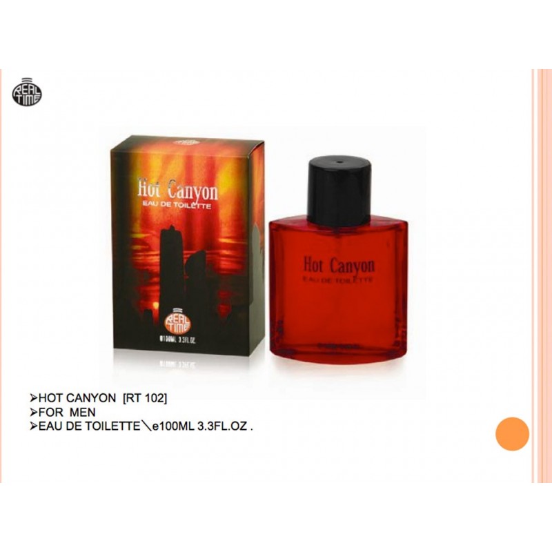 REAL TIME RED CANYON EDT MEN 100ML