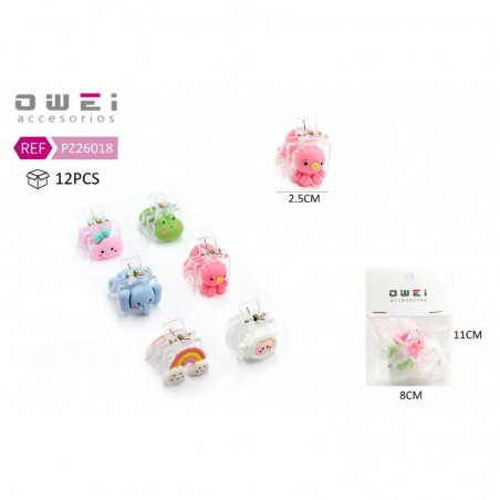 PACK3 MINI PINZAS 2.5CM 12/U PZ26018 OW