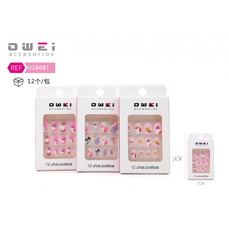 UÑAS POSTIZAS 12/U U28081 OW