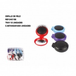 CEPILLO PLEGABLE C/ESPEJO 12/U