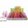 LIPGLOS BRILLO CONEJO LLAVERO 24U 11200