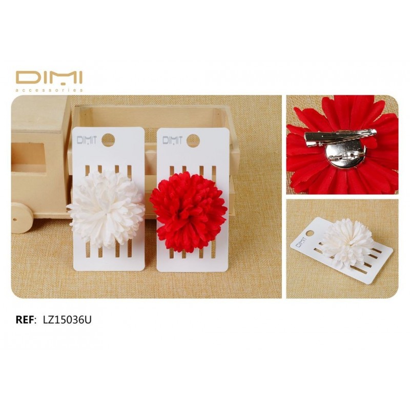 PINZA/BROCHE C/FLOR 12/U LZ15036U