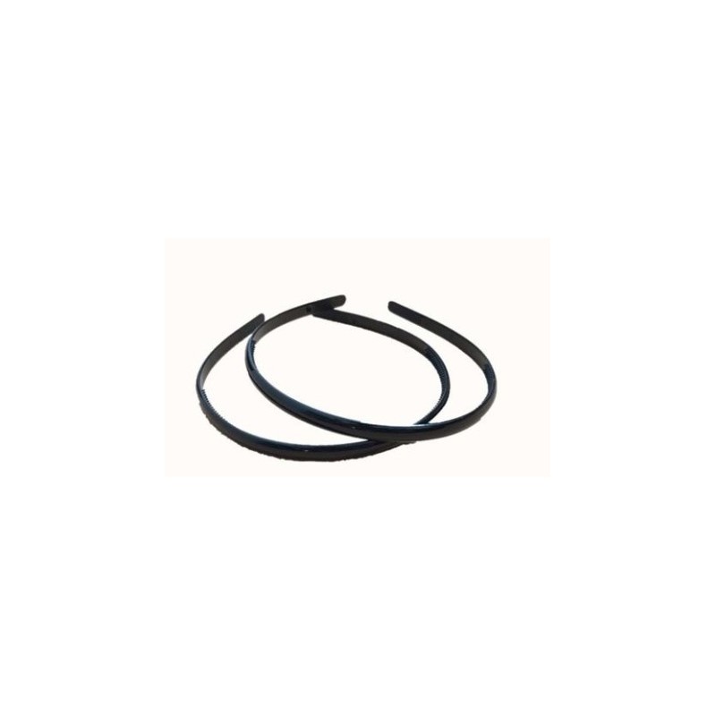 DIADEMA NEG.0.8CM 24/U 8040-3