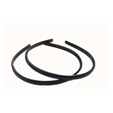 DIADEMA NEG.0.8CM 24/U 8040-3