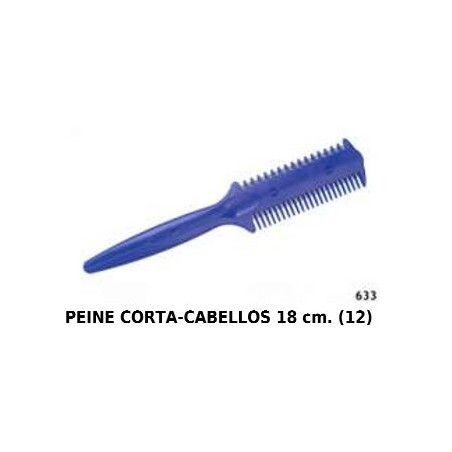 PEINE CORTA-CABELLOS 18CM 12/U 633 HERVAS