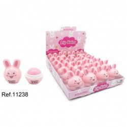 LIP BALM CONEJO ROSA 24/U...
