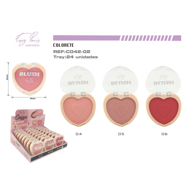 COLORETE BLUSH 24/U .