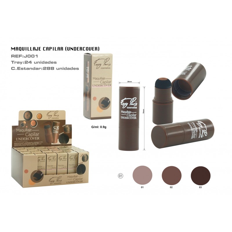 STAMP UNDERCOVER MAQ CAPILAR 3 COLORS. 24/C