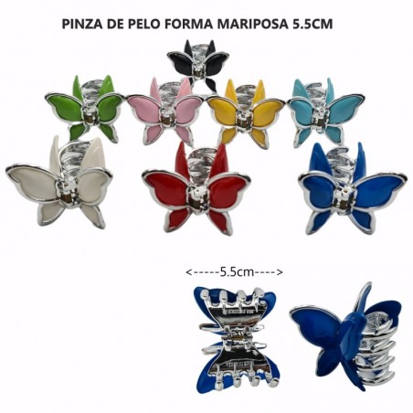 PINZA DE PELO MARIPOSA 12/U