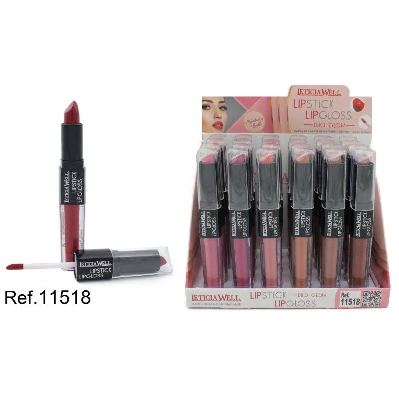 B.LABIOS Y LIPGLOSS DUO GLOW 24/U 11518 LW