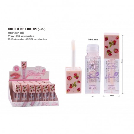 BRILLO LABIAL STRAWBERRY HIDRAT 24U