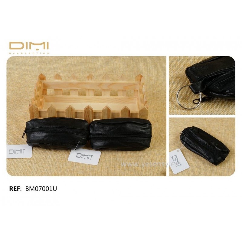 MONEDERO DE PIEL. 12/U BM07001U