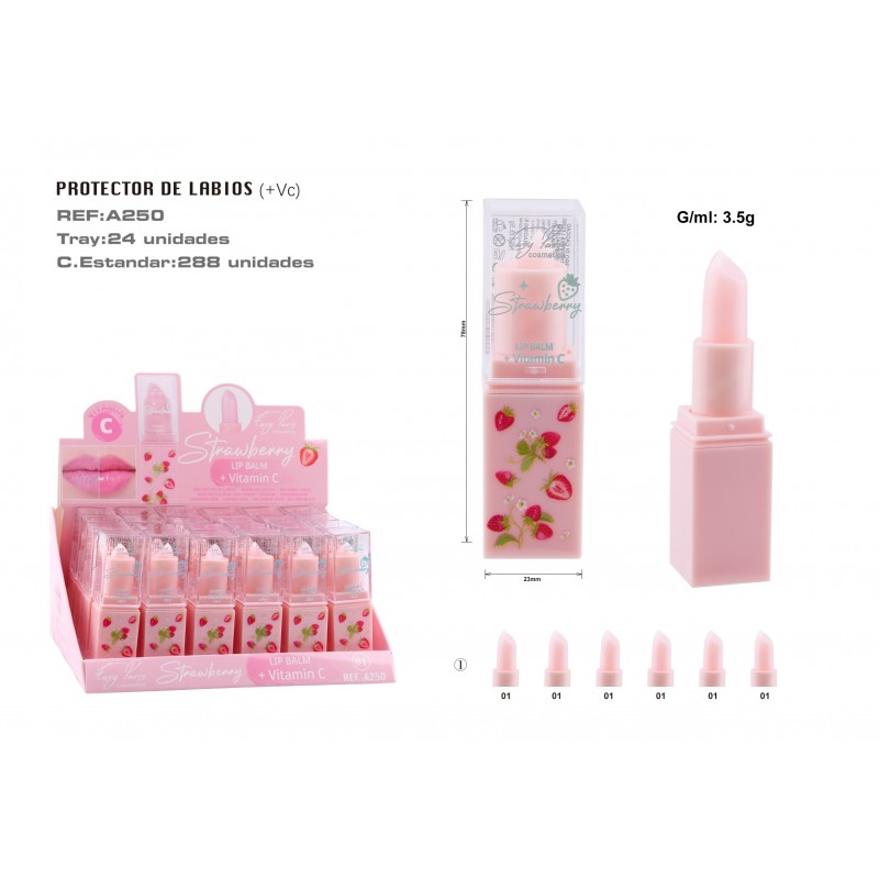 PROTECTOR LABIAL STRAWBERRY 24U