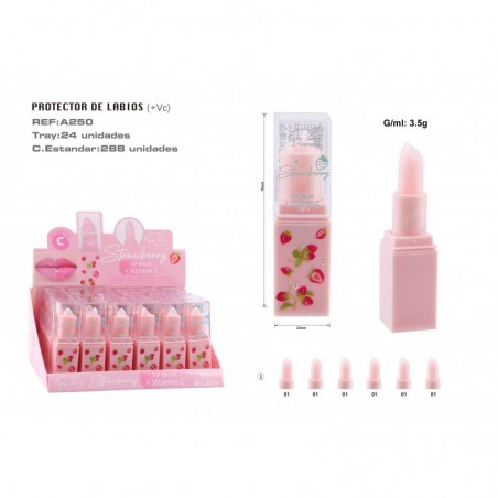 PROTECTOR LABIAL STRAWBERRY 24U