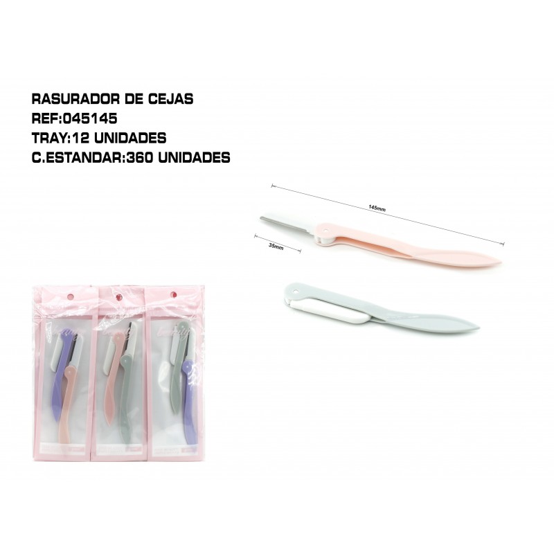 2 RASURADOR DE CEJAS 12U