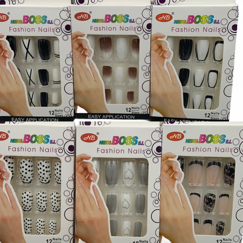 UÑAS POSTIZAS 12/U N.B