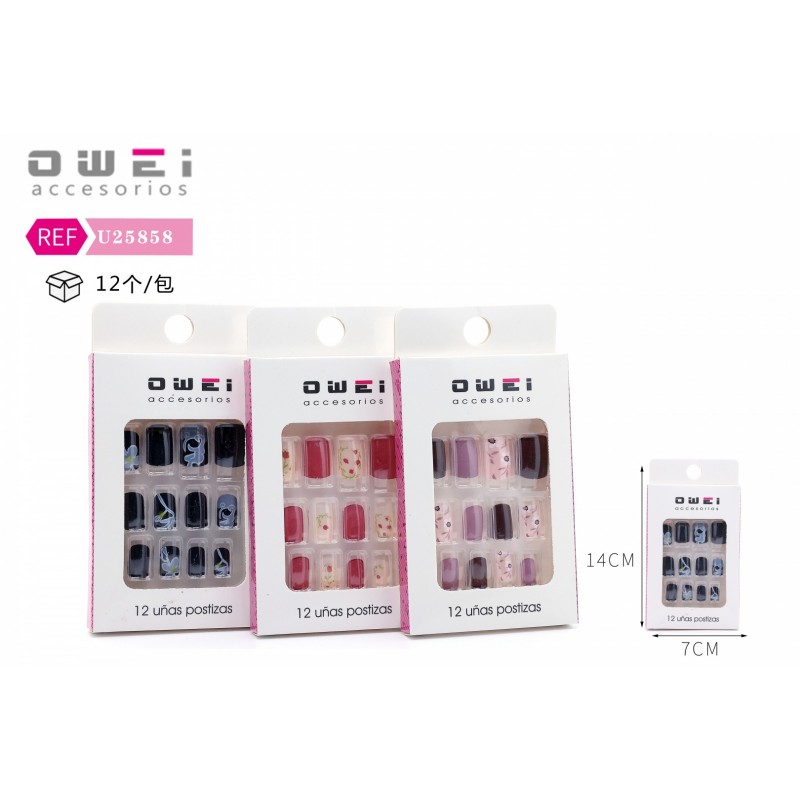 UÑAS POSTIZAS 12/U U25858 OW