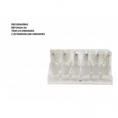 DECORAUÑAS BLANCO 24/U EASY PARIS