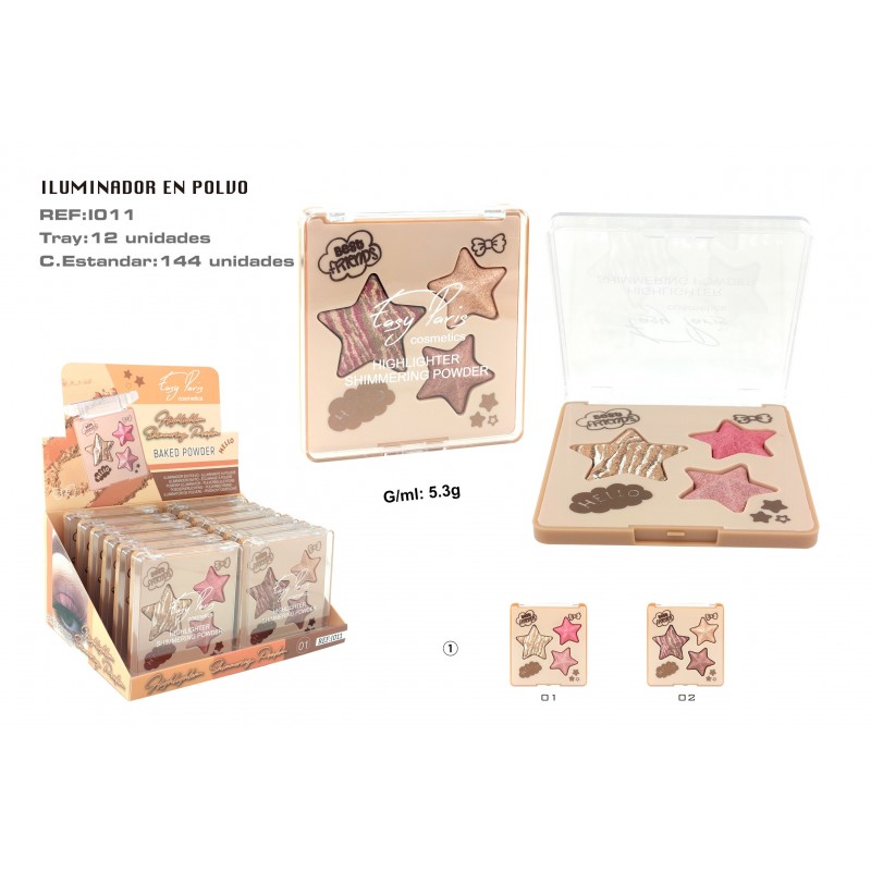 ILUMINADOR STAR BAKED POWER 12/U