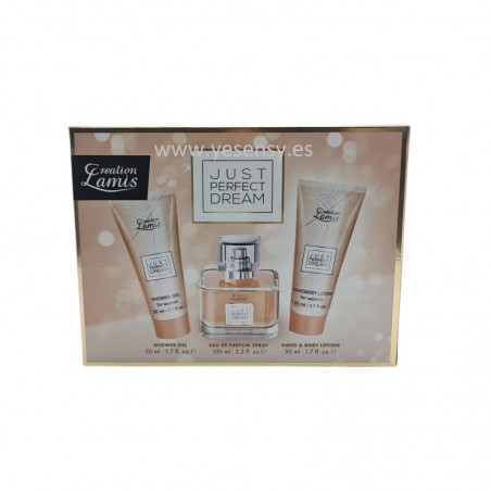 EST. 3PZA EAU+GEL+BODY JUST PERFECT DREAM WOMEN.