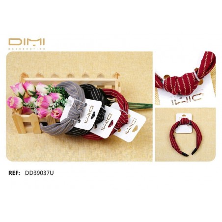 DIADEMAS C/FORRO 12/U DD39037U DM