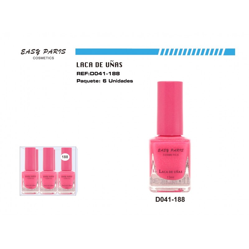 LACA DE UÑAS EASY PARIS 6/U