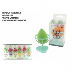 ESPONJA DE MAQ. C/SOPORTE 12/U