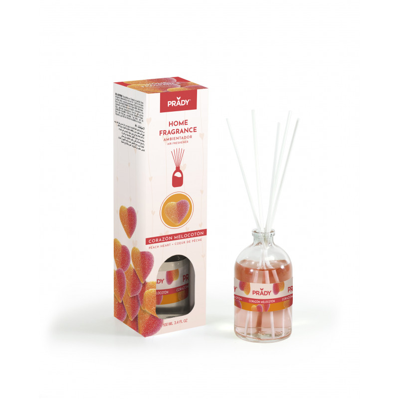 MIKADO AMB. CORAZON DE MELOCOTON 100ML