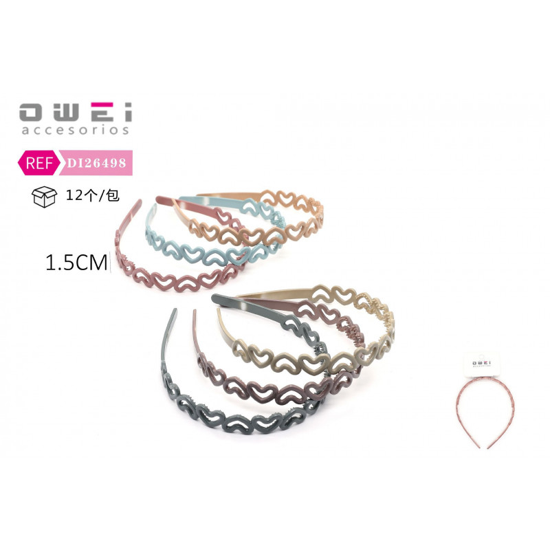 DIADEMA 1.5CM 12/U DI26498