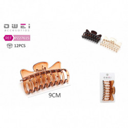PINZA DE PELO 9CM 12/U...