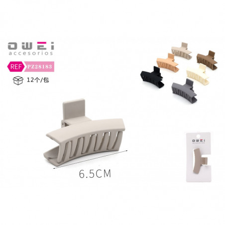 PINZA DE PELO 6.5CM 12/U PZ28183 OW